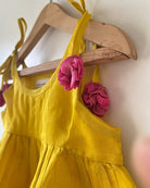 Basant Yellow Infant Tiered Festive Dress - CiceroniDressesLove The World Today