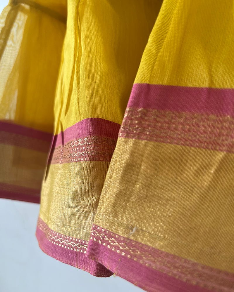 Basant Yellow Infant Tiered Festive Dress - CiceroniDressesLove The World Today