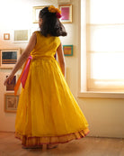 Basant yellow lehenga choli - CiceroniLehenga SetLove The World Today