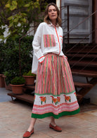 Bawari Skirt Cow Stripe - CiceroniSkirtsThe Raw India