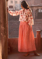 Bawari Skirt - Red Checks - CiceroniSkirtsThe Raw India