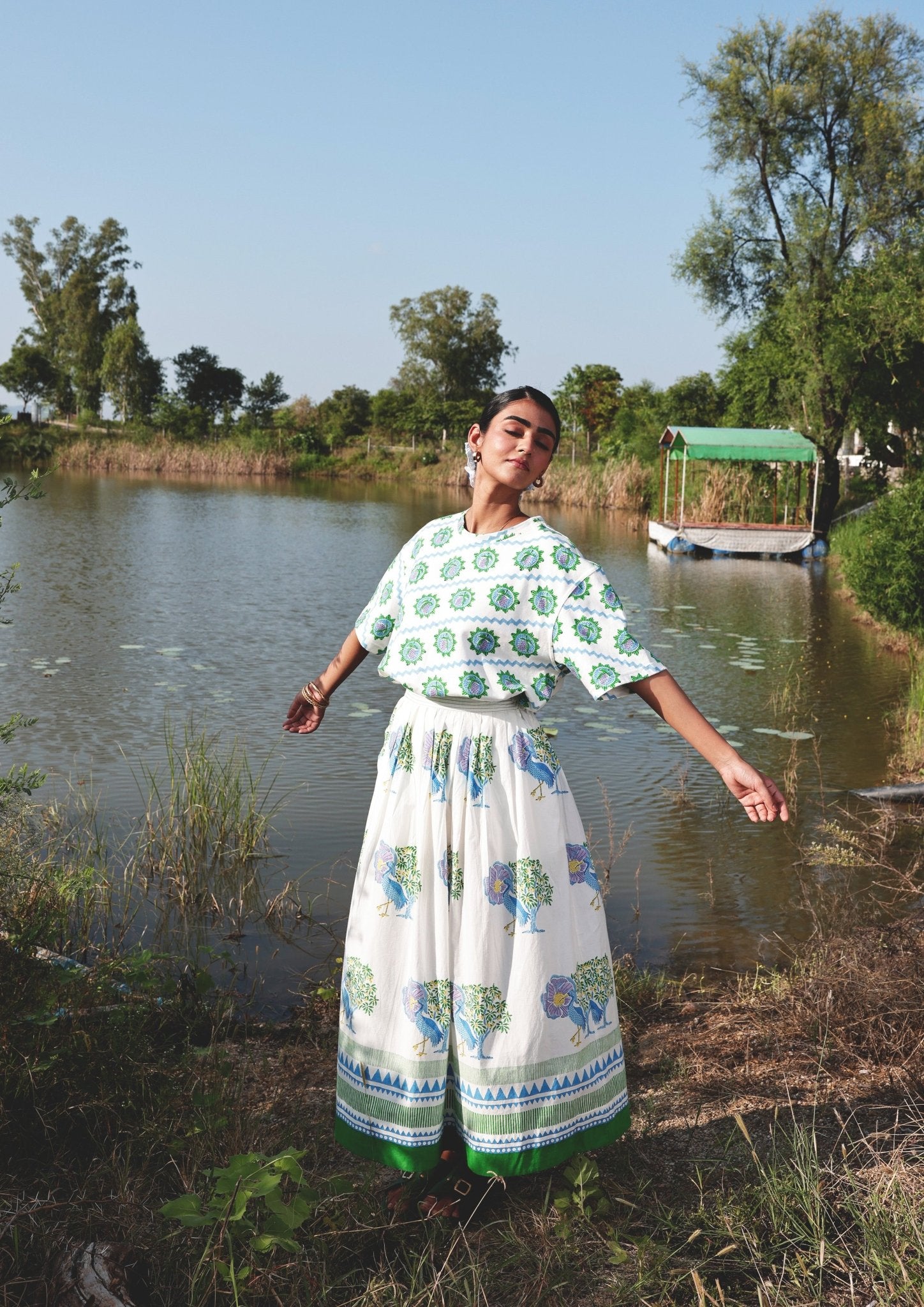 Bawari Skirt - Saras Cane - CiceroniSkirtsThe Raw India