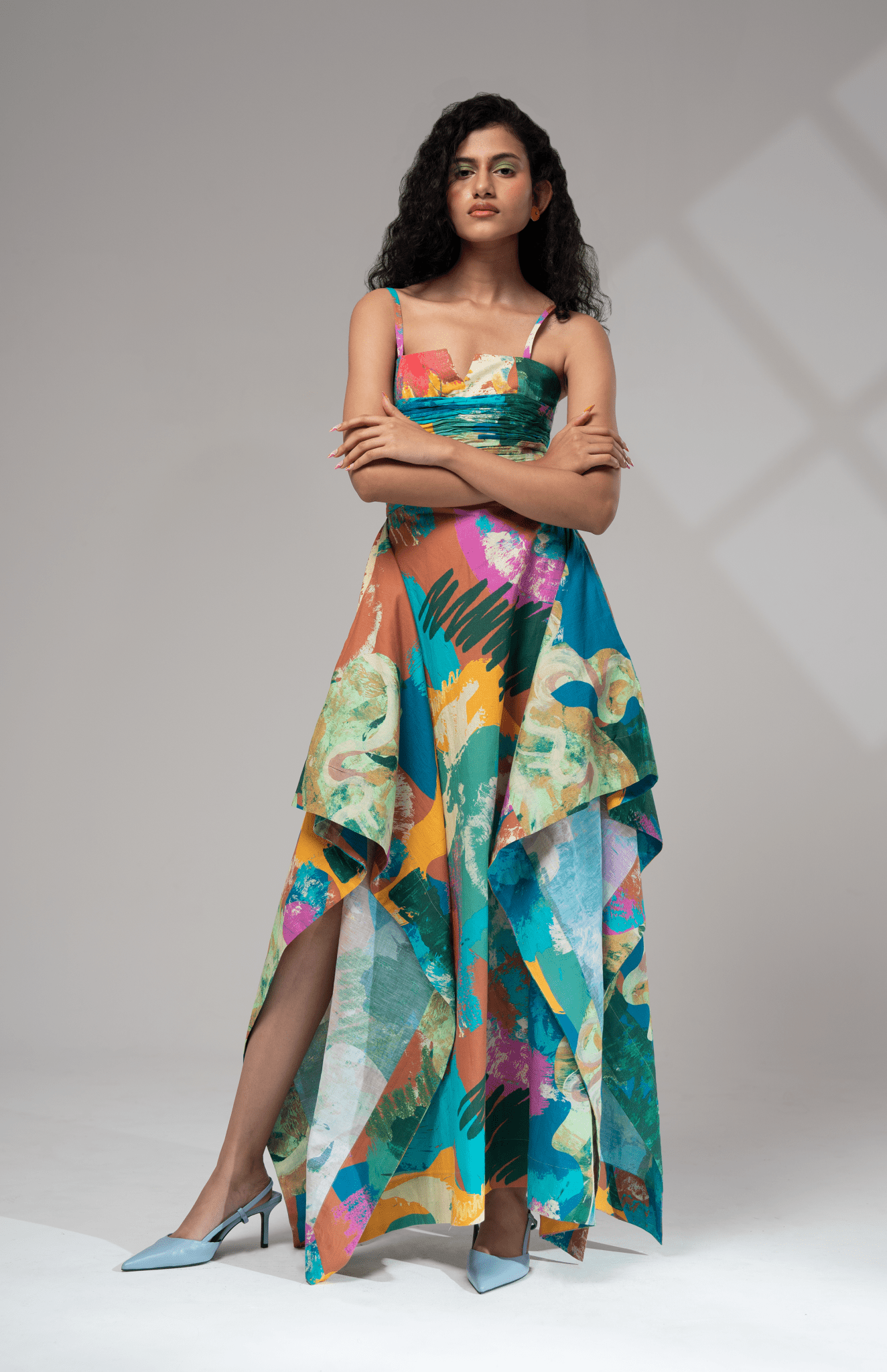 Bay Asymmetrical Maxi - CiceroniDressesAdvait