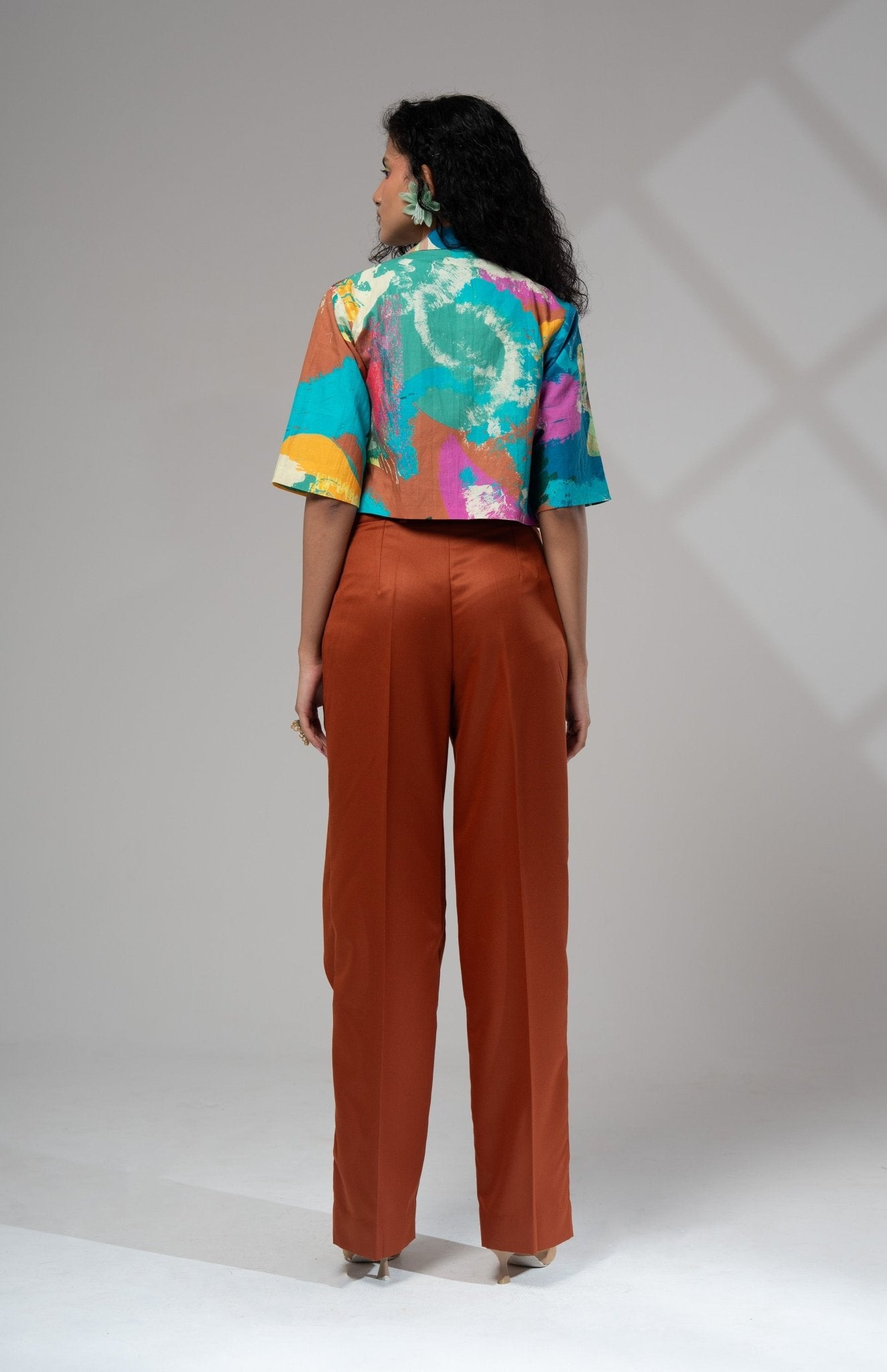 Bay Cropped Jacket Set w/ Bustier - CiceroniCo - ord SetAdvait