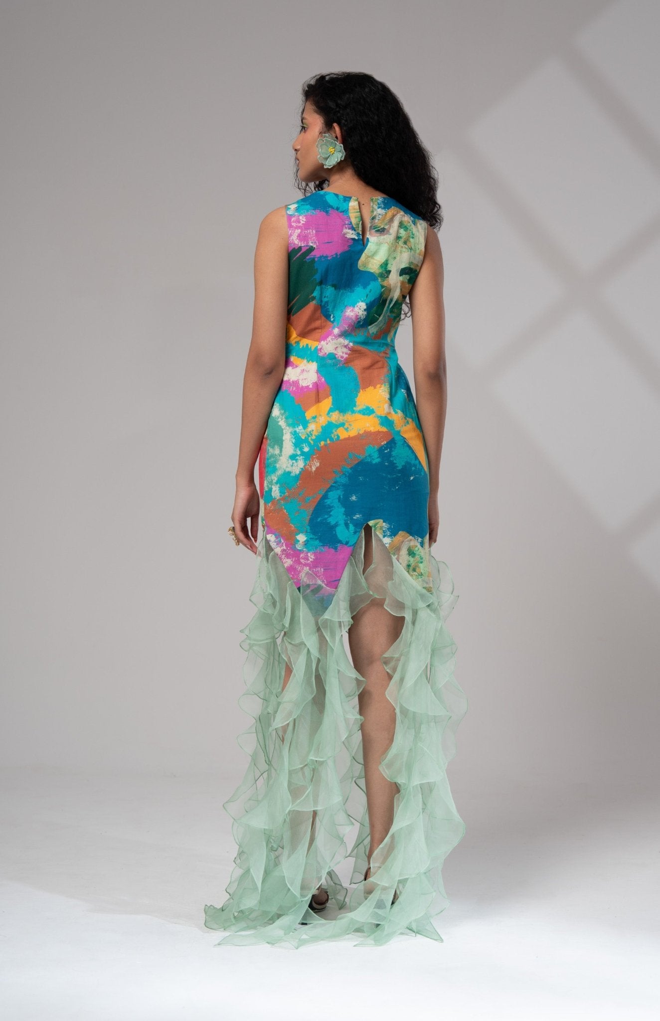 Bay Ruffled Dress - CiceroniDressesAdvait