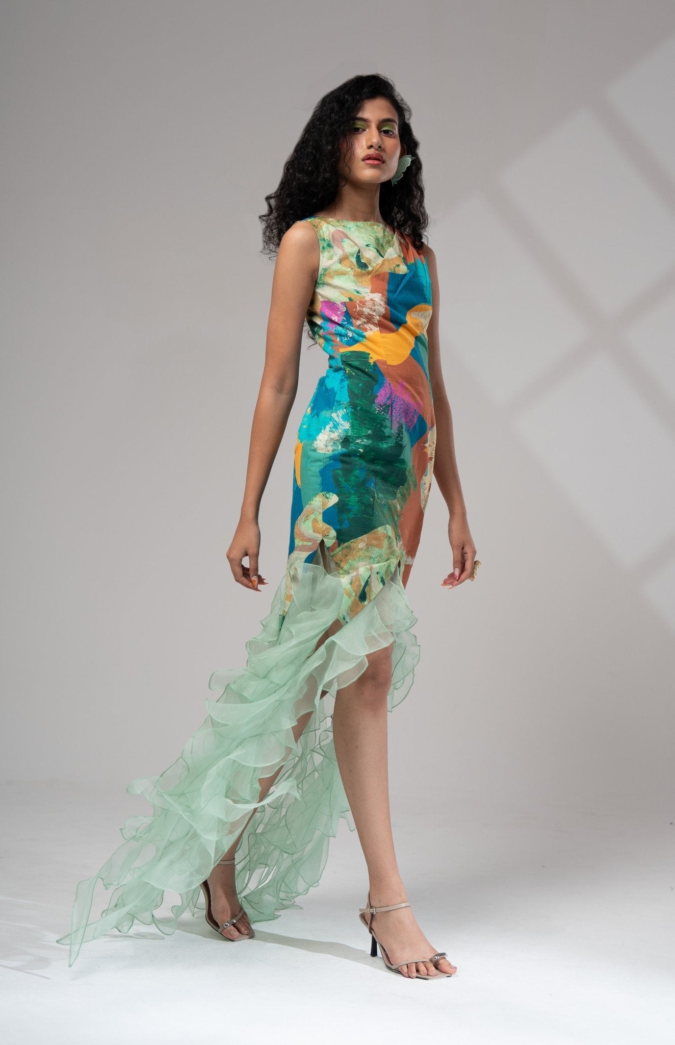 Bay Ruffled Dress - CiceroniDressesAdvait