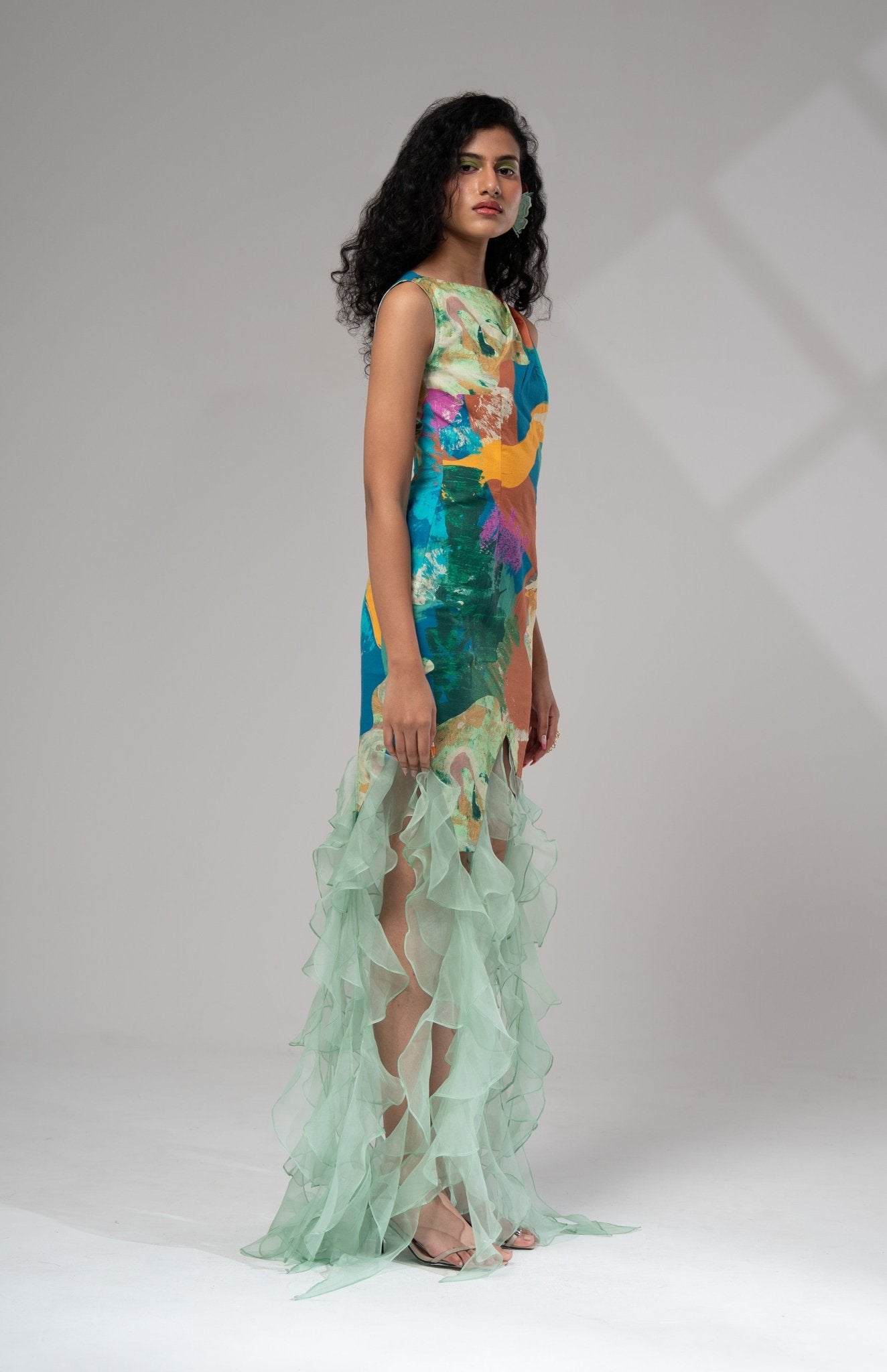 Bay Ruffled Dress - CiceroniDressesAdvait