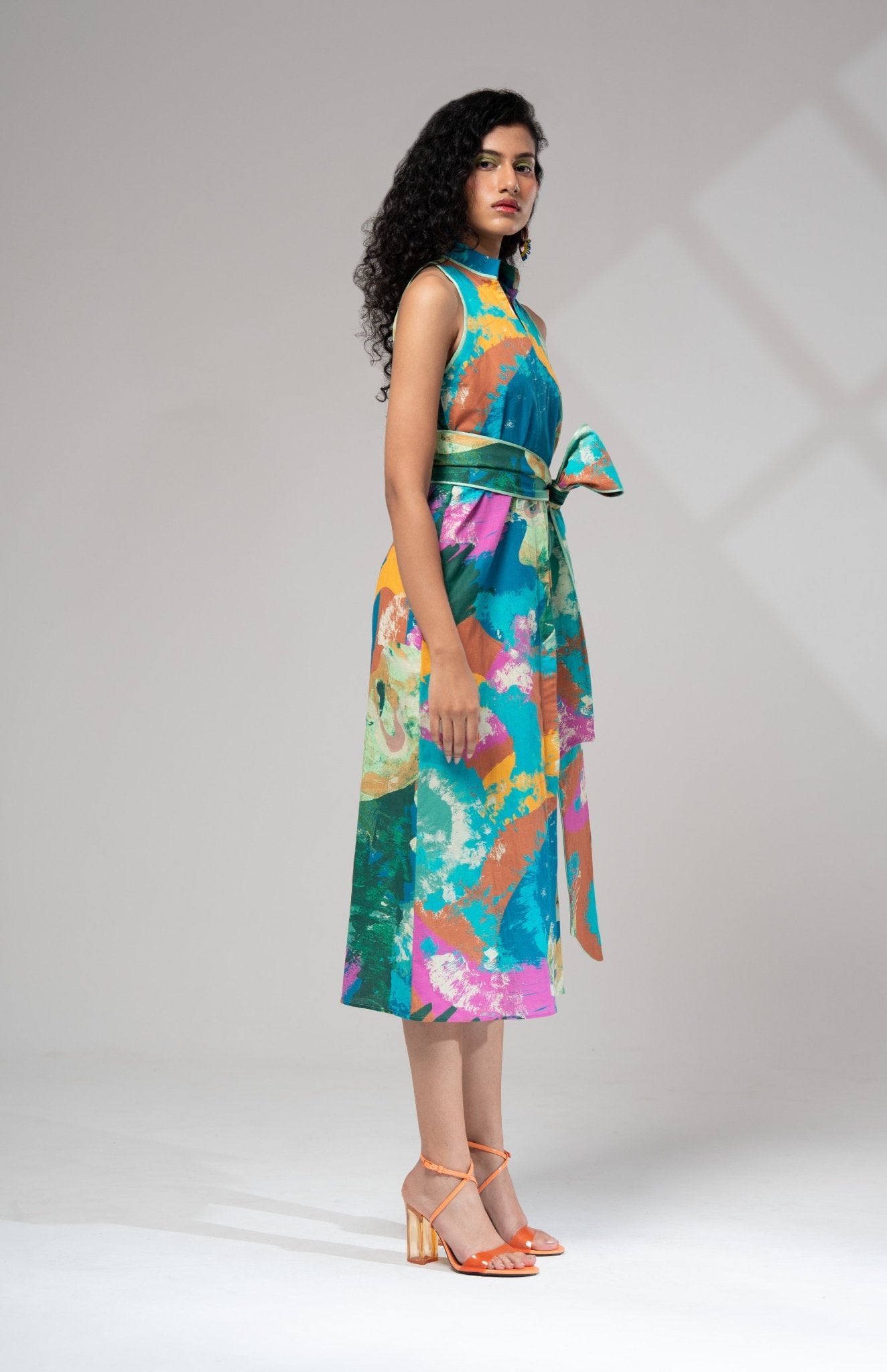 Bay Tie Up Dress - CiceroniDressesAdvait