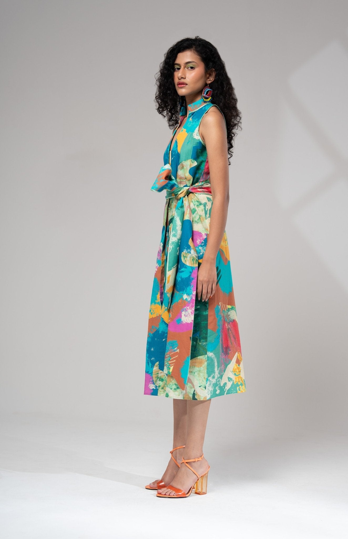 Bay Tie Up Dress - CiceroniDressesAdvait