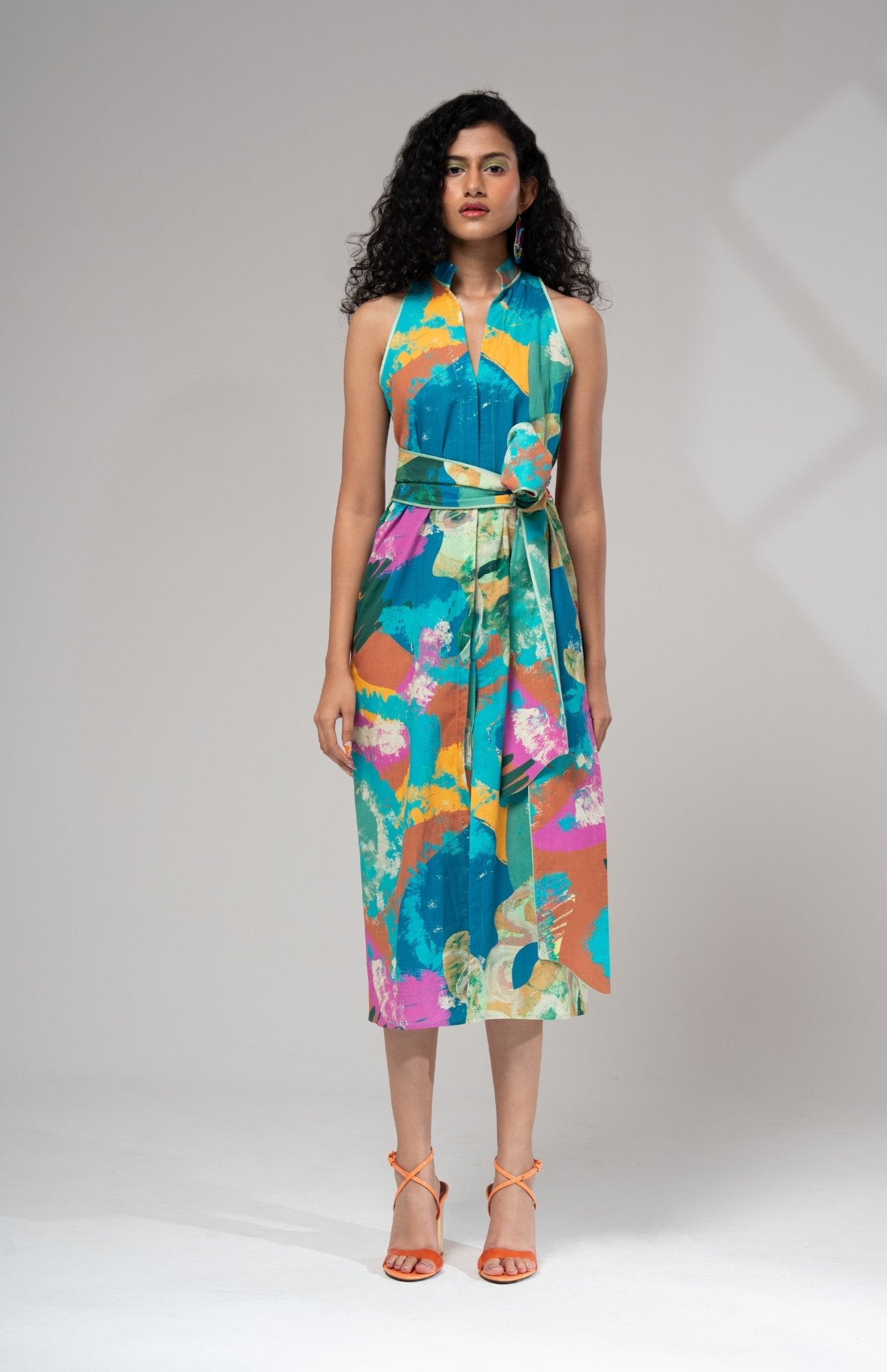 Bay Tie Up Dress - CiceroniDressesAdvait