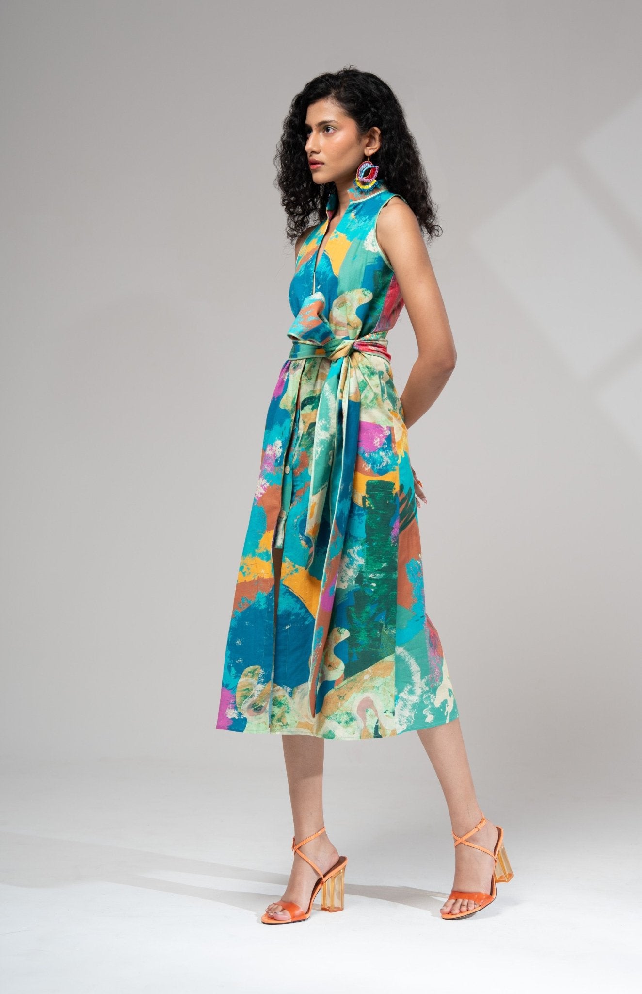 Bay Tie Up Dress - CiceroniDressesAdvait