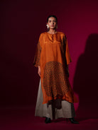 Beau Tunic - Rust Orange - CiceroniKurta, Festive WearStoique