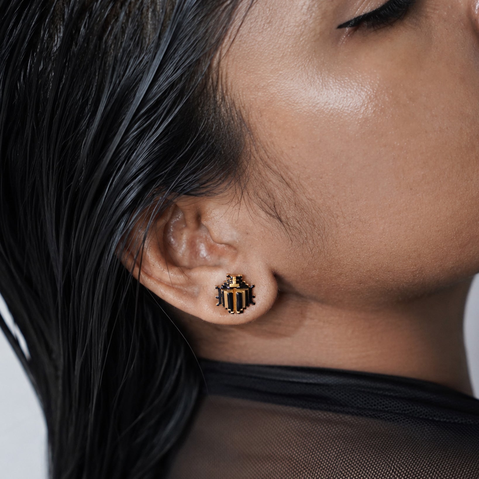Beetles Earring Studs Small - CiceroniEarringsNO.NA.MÈ