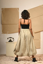 Beige Harem Pants - CiceroniPantsPrathaa