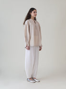 Beju Beige Top - CiceroniWomen ShirtsShades of India