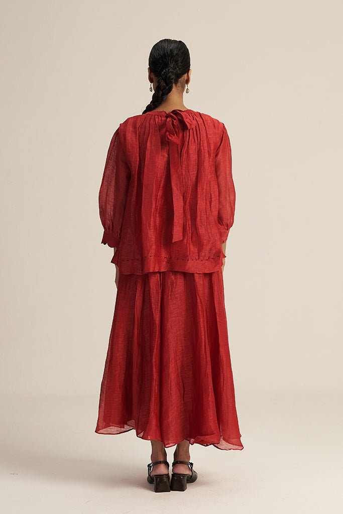 Bella Set - Red - CiceroniSkirt SetGaach
