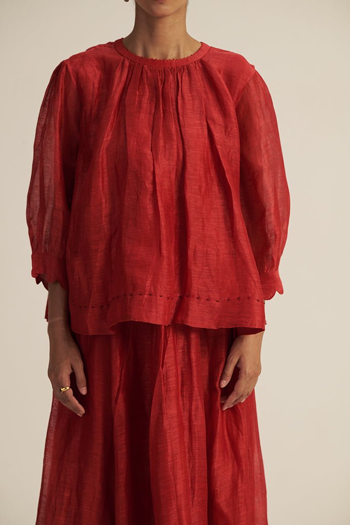 Bella Set - Red - CiceroniSkirt SetGaach