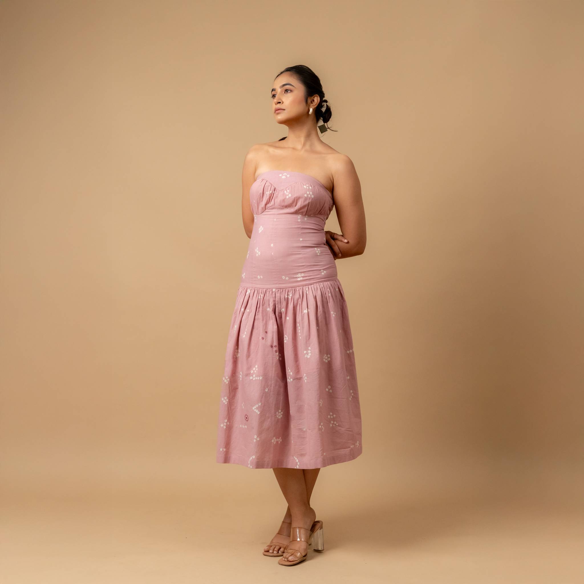 Bellblush Bandhani Dress - CiceroniDressesDoodlage