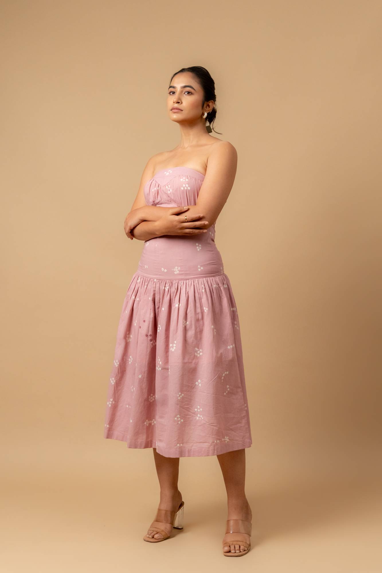 Bellblush Bandhani Dress - CiceroniDressesDoodlage