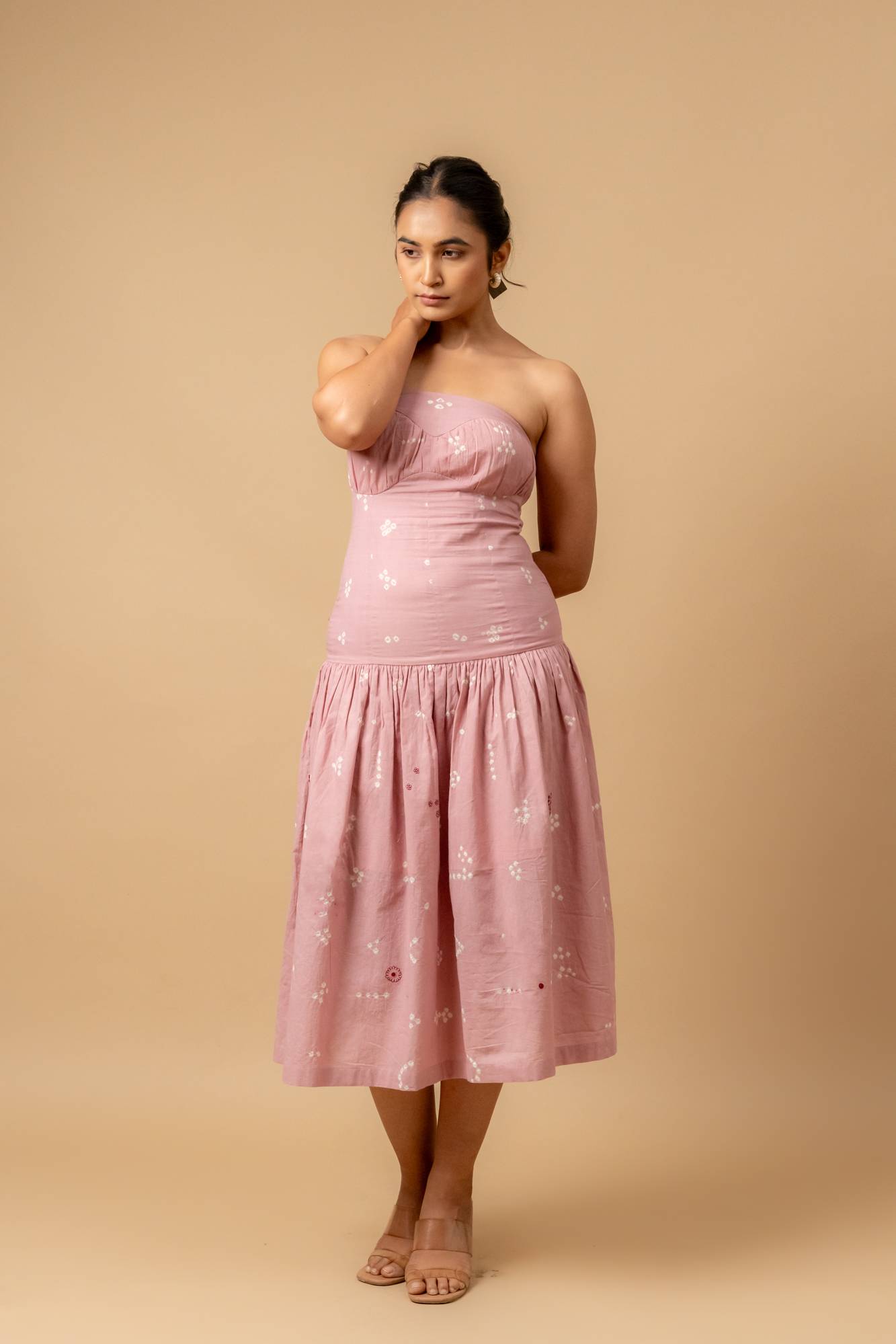 Bellblush Bandhani Dress - CiceroniDressesDoodlage
