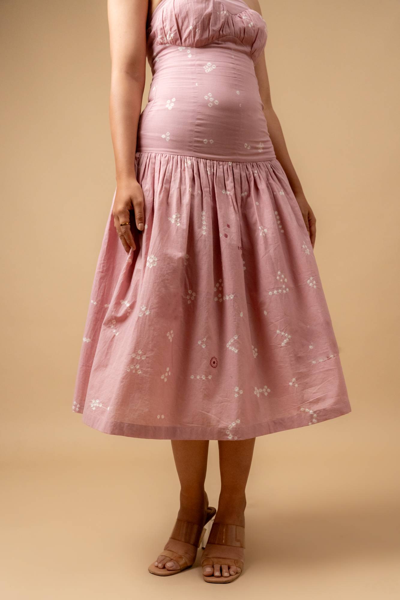 Bellblush Bandhani Dress - CiceroniDressesDoodlage