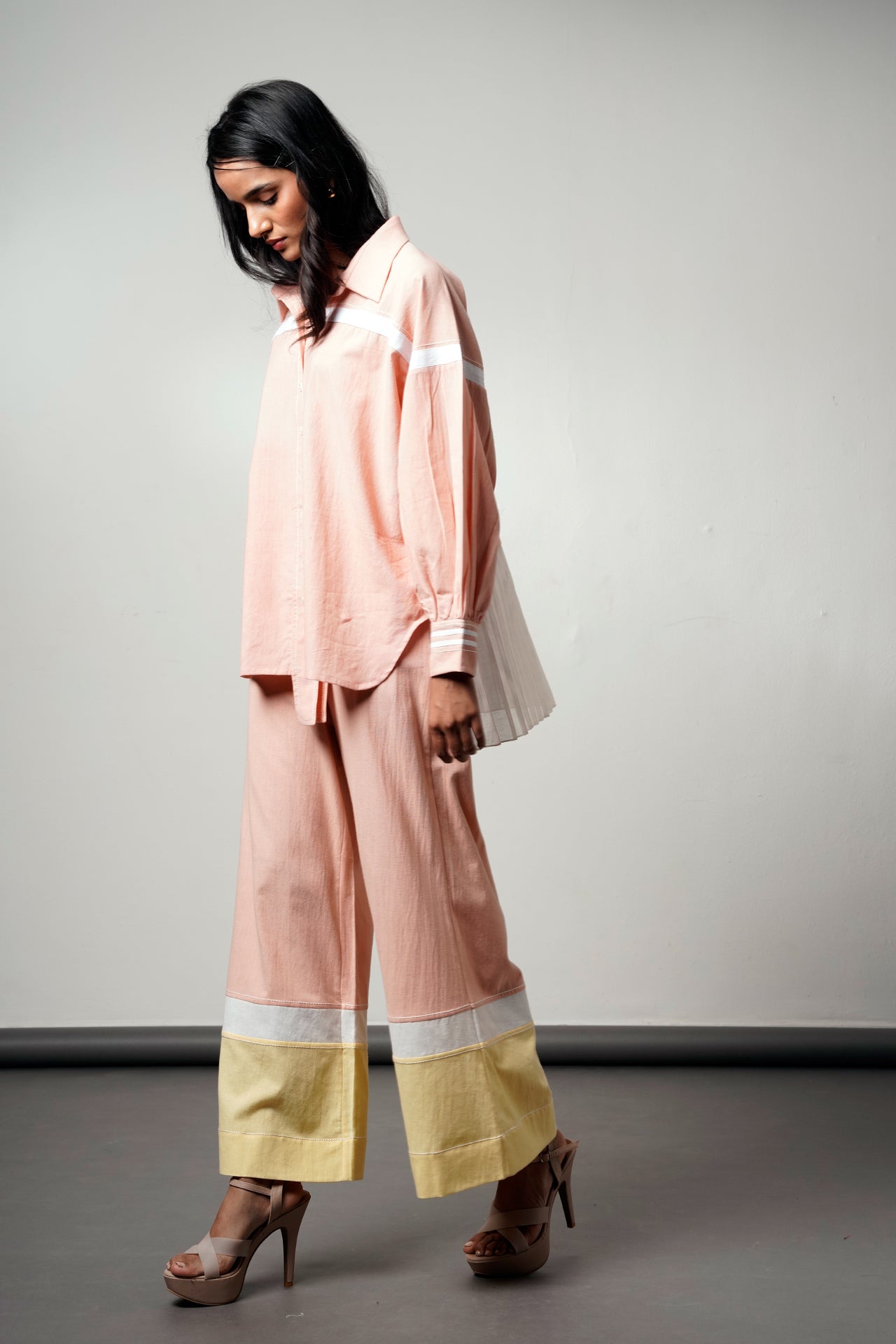Bellona Set - The Fluted Shirt + Pants - CiceroniCo - ord SetMadder Much