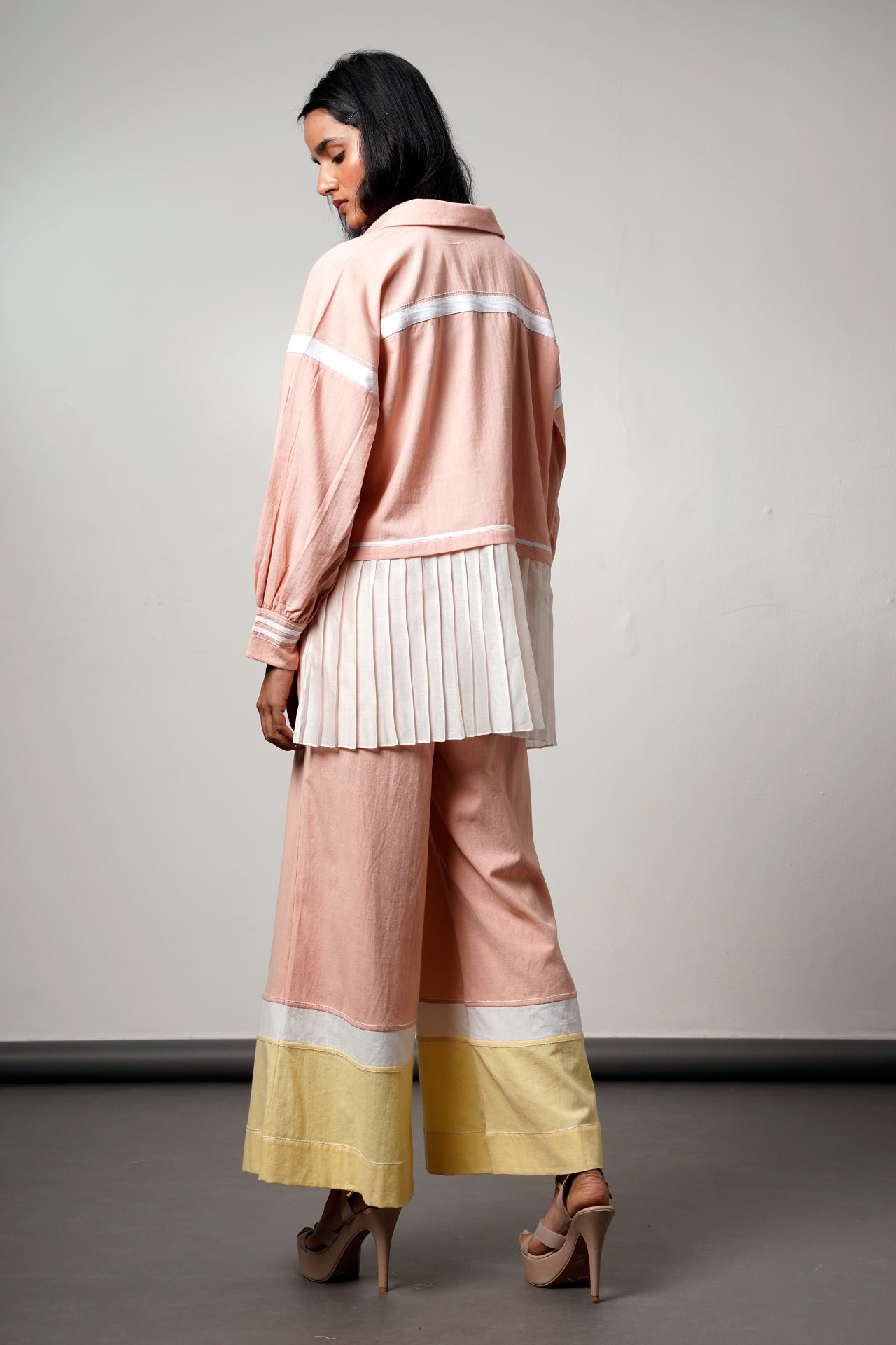 Bellona Set - The Fluted Shirt + Pants - CiceroniCo - ord SetMadder Much