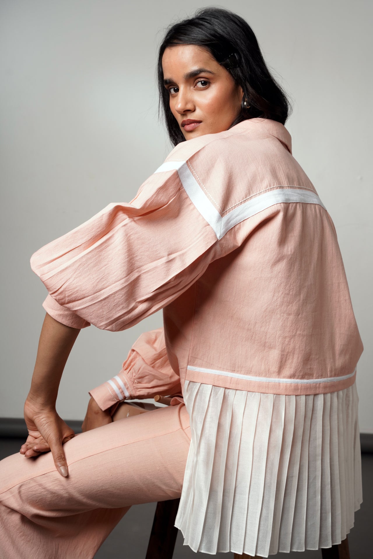 Bellona Set - The Fluted Shirt + Pants - CiceroniCo - ord SetMadder Much