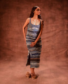 Belted Artisanal Dress - CiceroniDressesAnam Husain