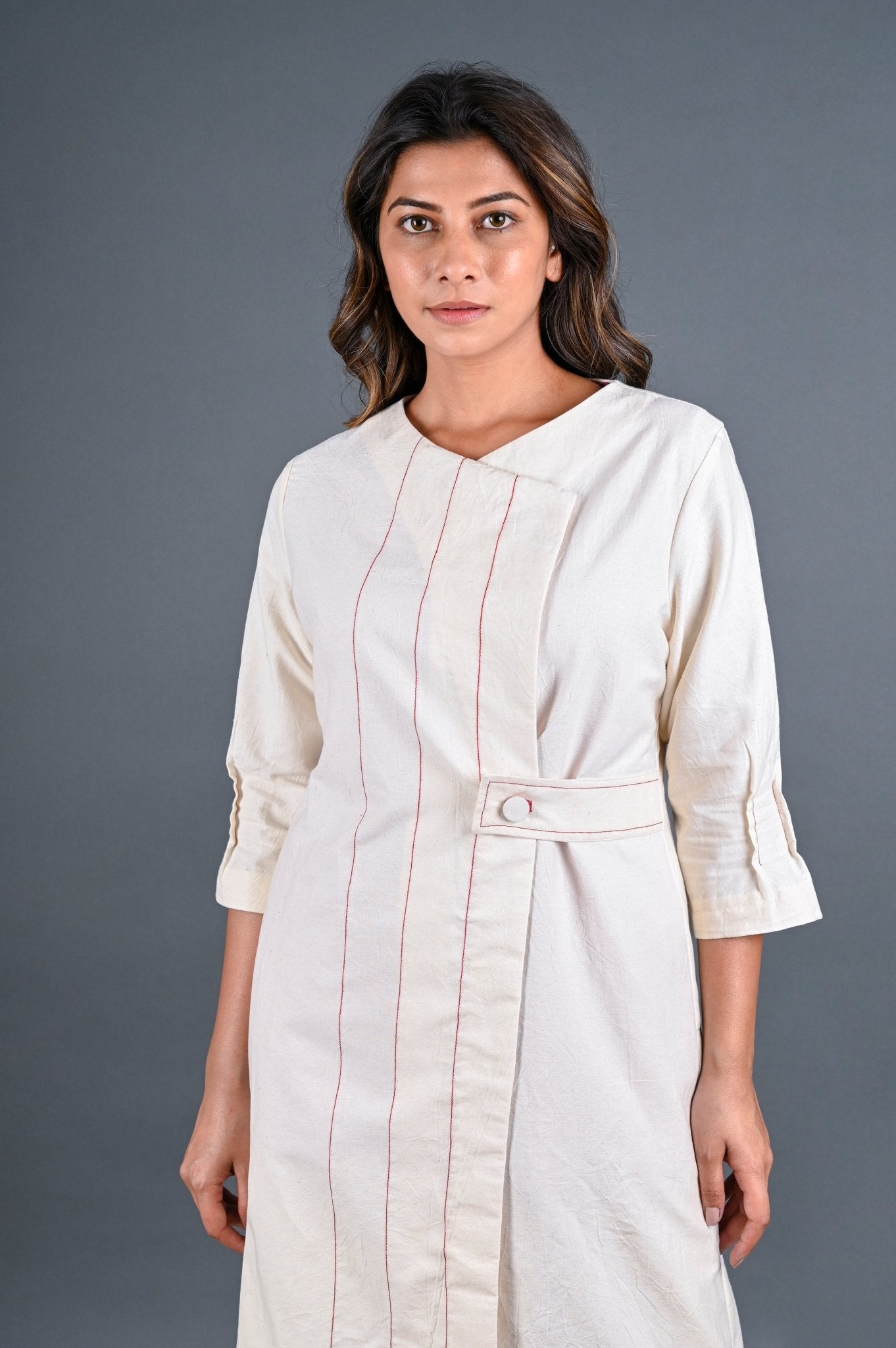 Belted Asymmetric Jacket - CiceroniJacketsRang by Rajvi