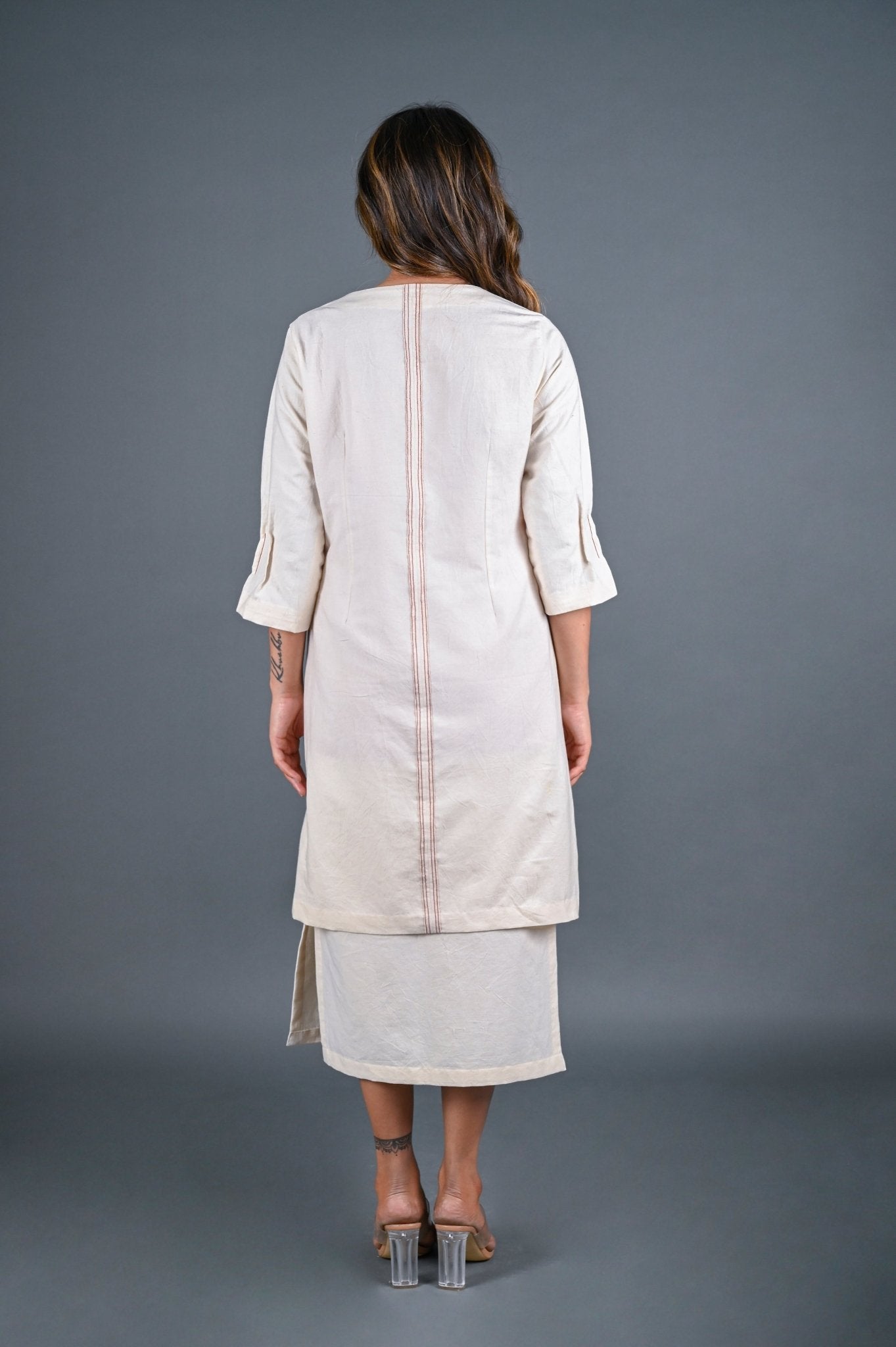 Belted Asymmetric Jacket - CiceroniJacketsRang by Rajvi