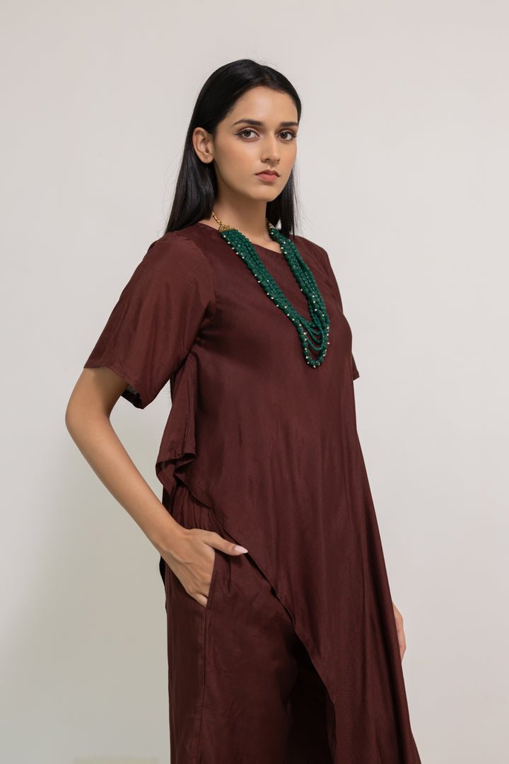 Bhaavini Asymetric Co - ord Set - CiceroniKurta Set, Festive WearSilai Studio