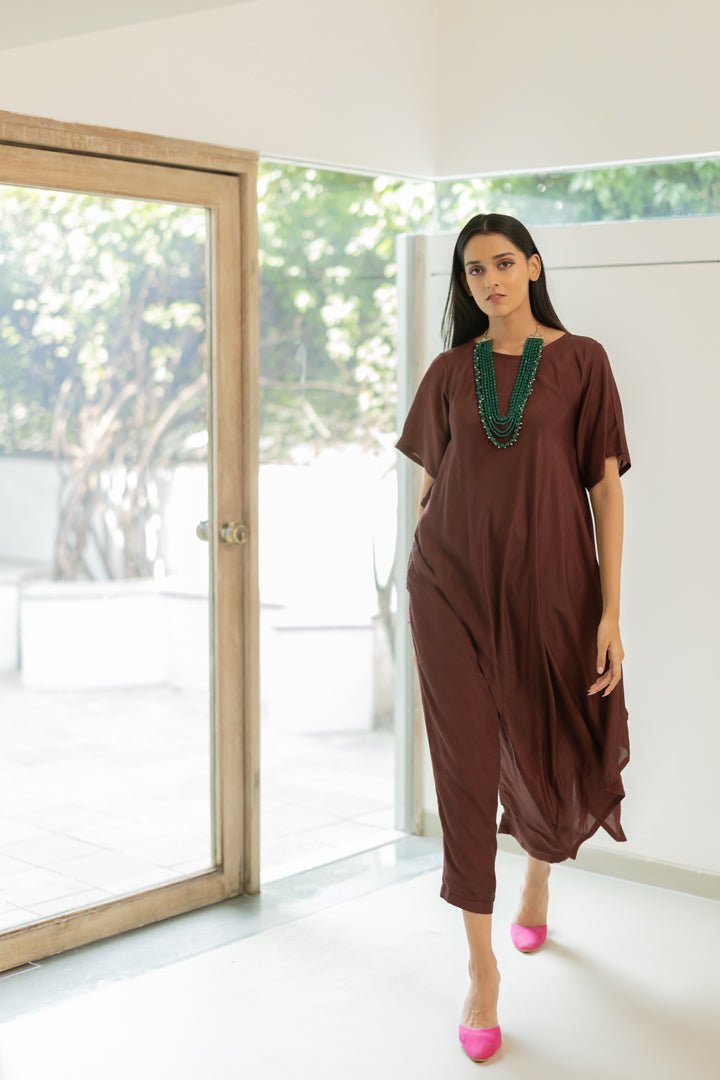 Bhaavini Asymetric Co - ord Set - CiceroniKurta Set, Festive WearSilai Studio