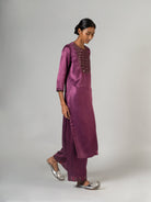 Bhil Purple Kurta - CiceroniKurtaShades of India