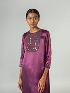 Bhil Purple Kurta - CiceroniKurtaShades of India