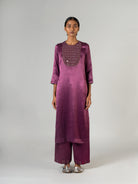 Bhil Purple Kurta - CiceroniKurtaShades of India