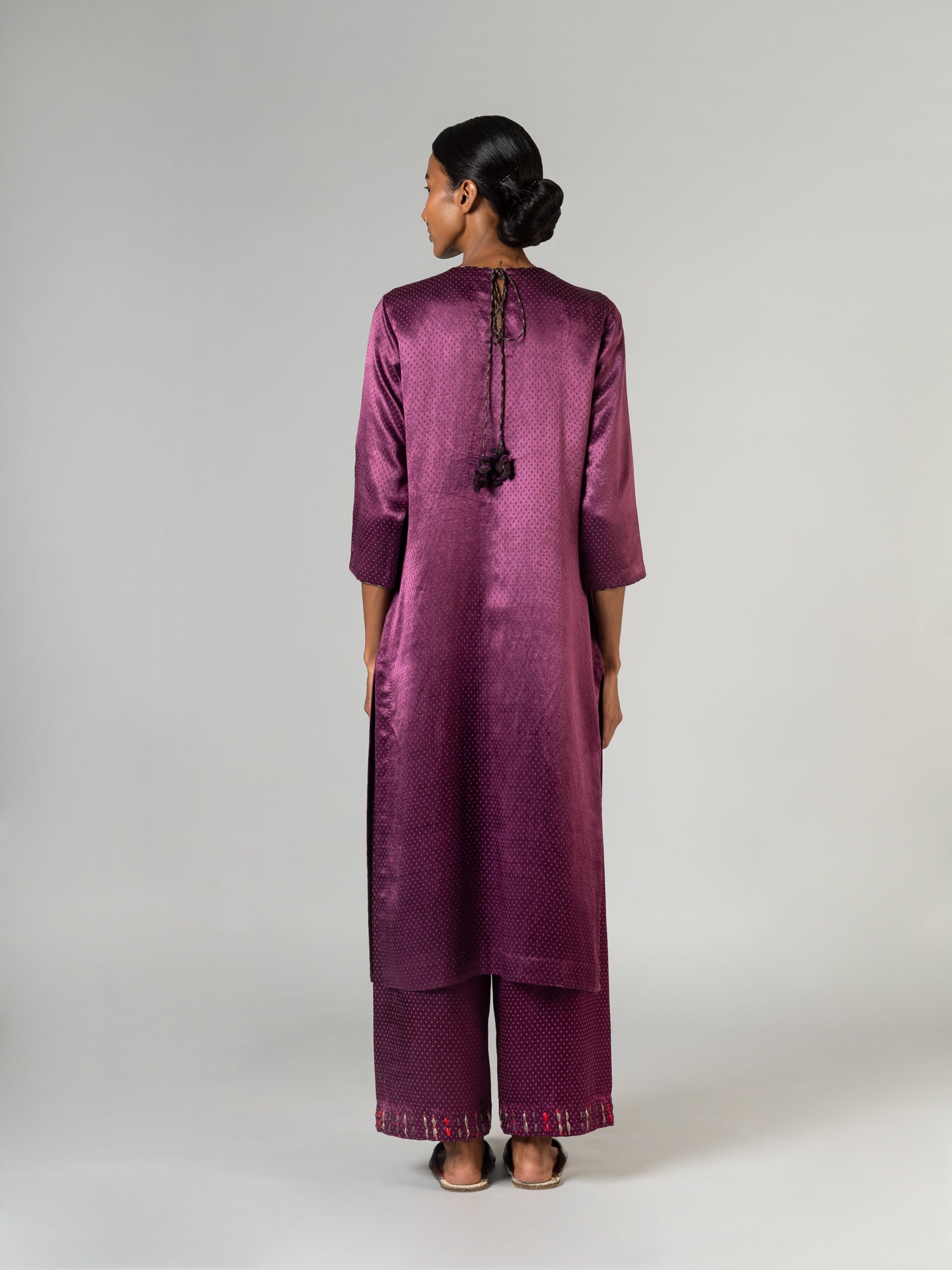 Bhil Purple Kurta - CiceroniKurtaShades of India