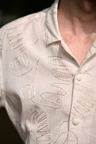 Biege Embroidered Shirt - CiceroniMen ShirtsRAAS Life