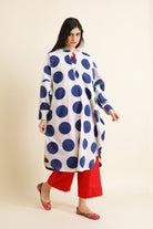 Bindi Co - ord Set - Indigo Blue & Red - CiceroniKurta Set, Everyday WearSheetal Joshi Verma