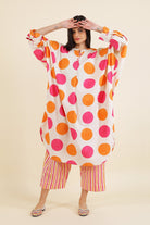 Bindi Co - ord Set - Orange & Pink - CiceroniKurta Set, Everyday WearSheetal Joshi Verma