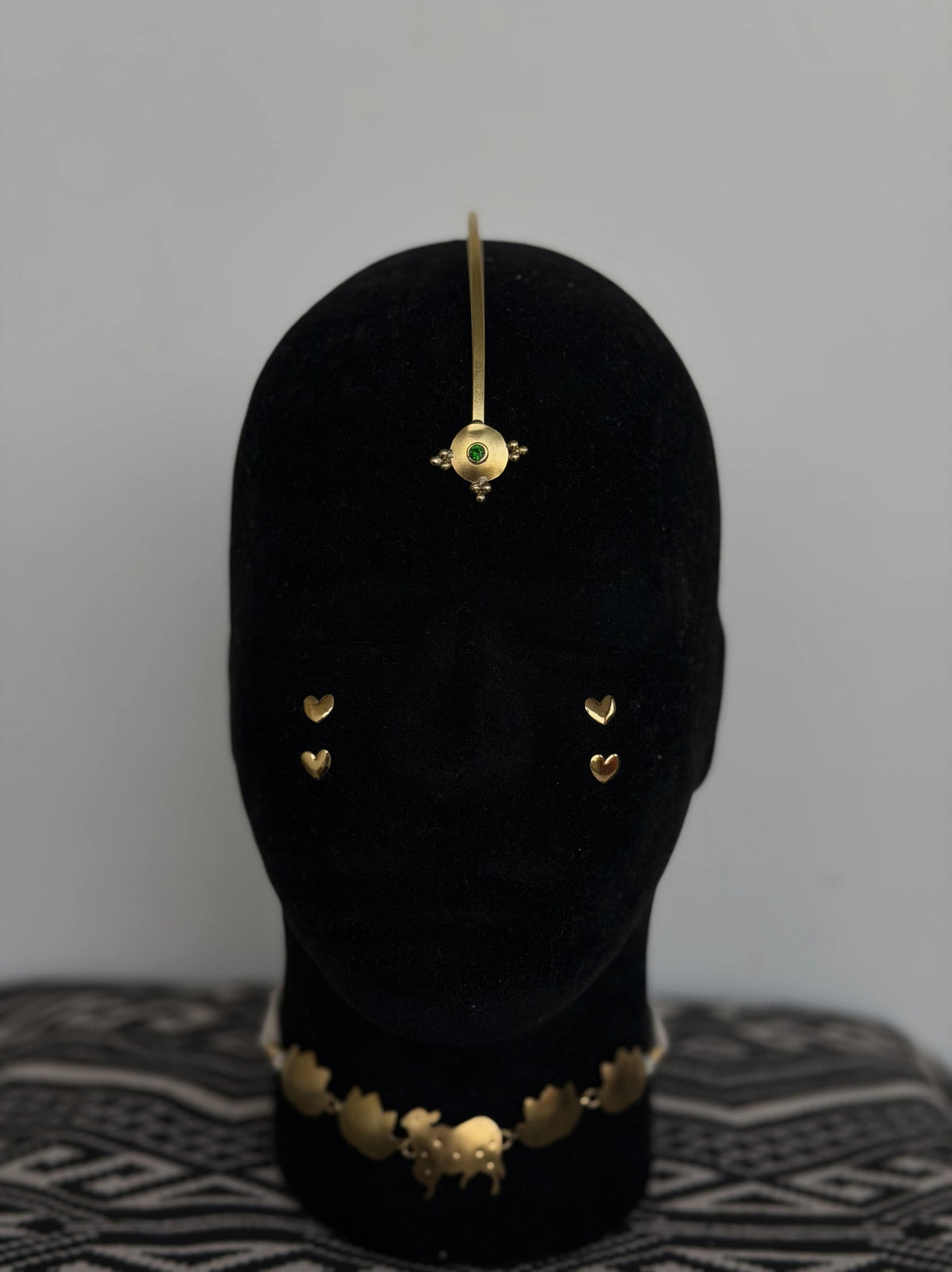 Bindi (Green stone) - Head gear - CiceroniHair AccessoriesBy Nirjari