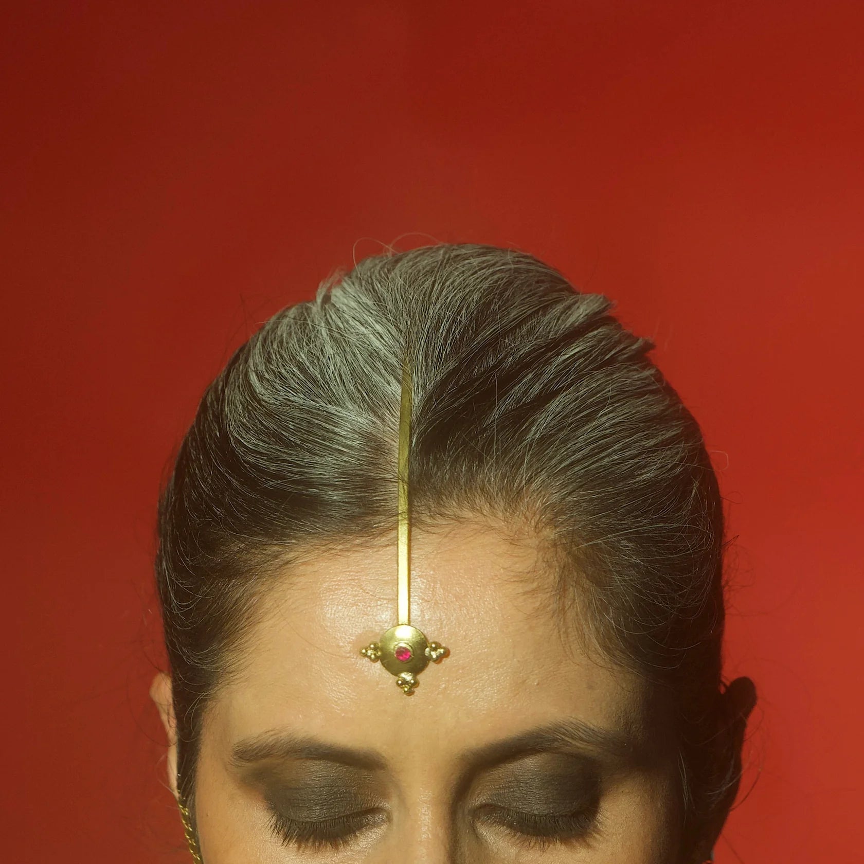 Bindi (Pink stone) - Head gear - CiceroniHair AccessoriesBy Nirjari