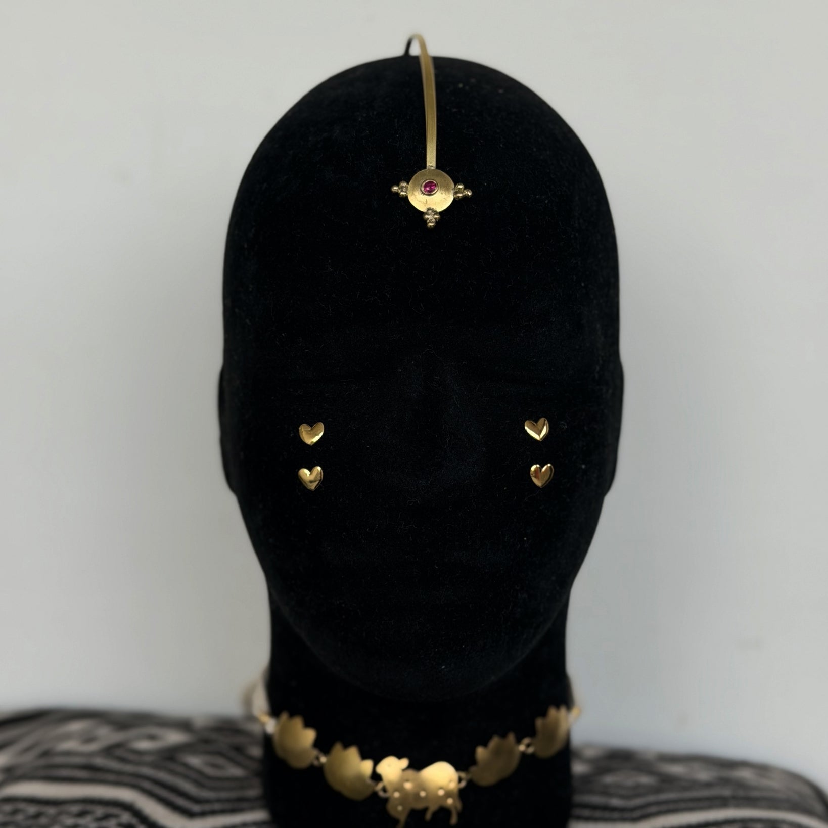 Bindi (Pink stone) - Head gear - CiceroniHair AccessoriesBy Nirjari