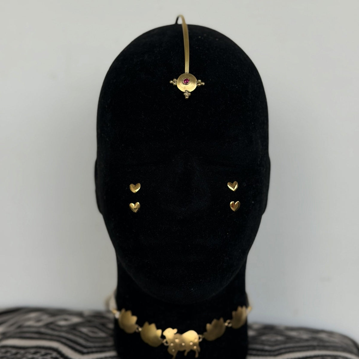 Bindi (Pink stone) - Head gear - CiceroniHair AccessoriesBy Nirjari