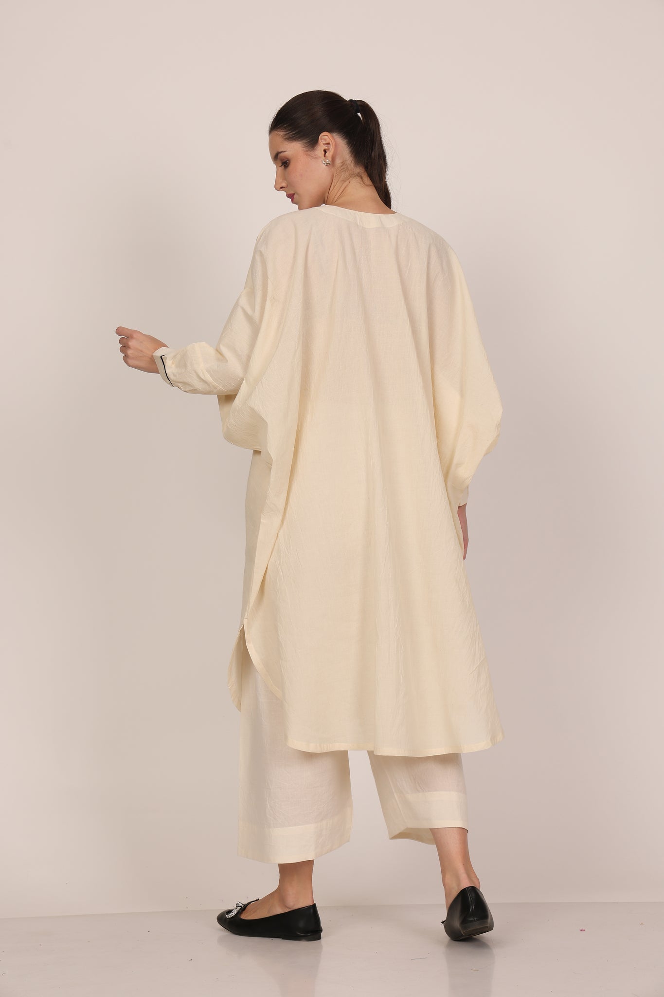 Bindu Co - ord Set - Off - White - CiceroniKurta Set, Everyday WearSheetal Joshi Verma