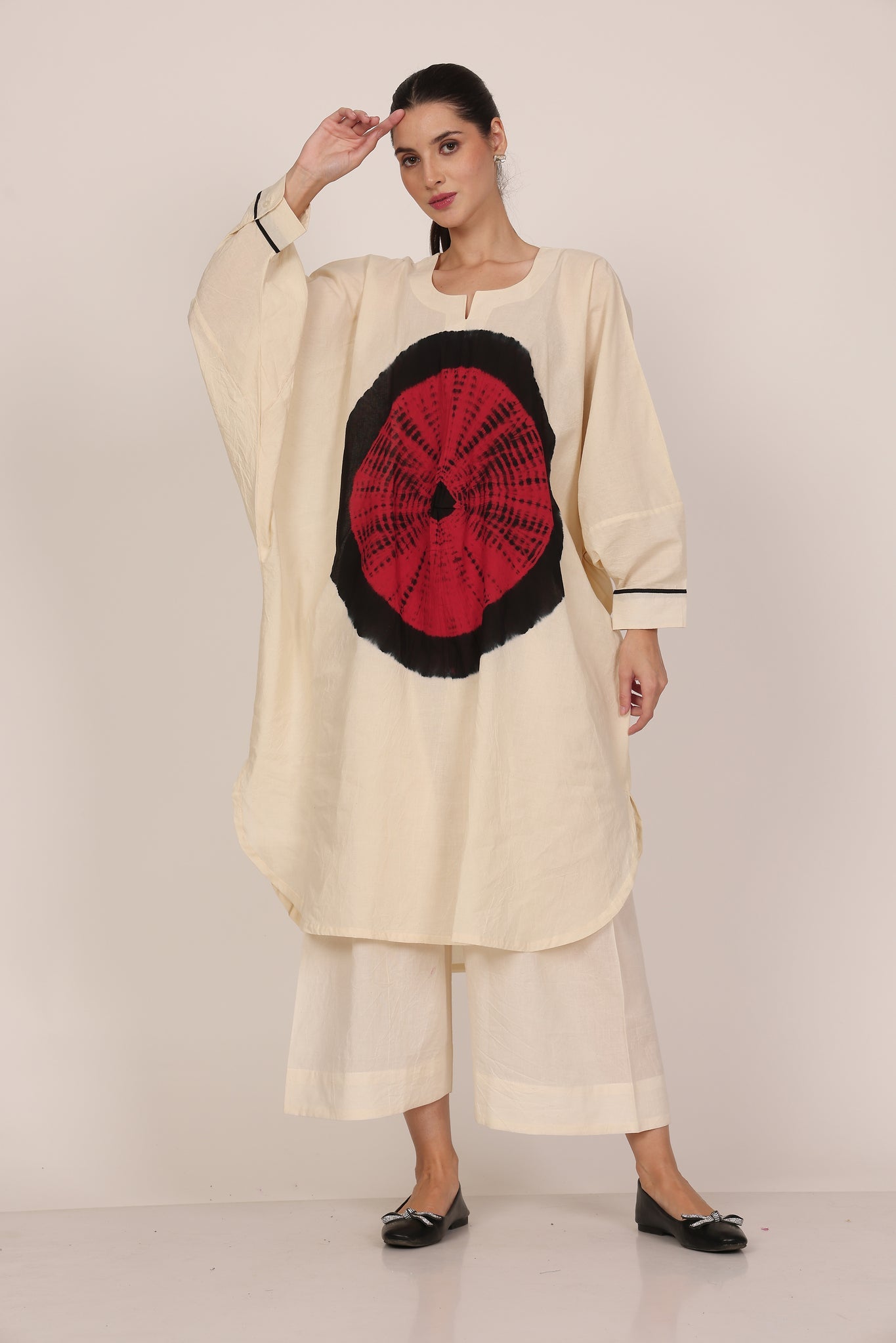 Bindu Co - ord Set - Off - White - CiceroniKurta Set, Everyday WearSheetal Joshi Verma
