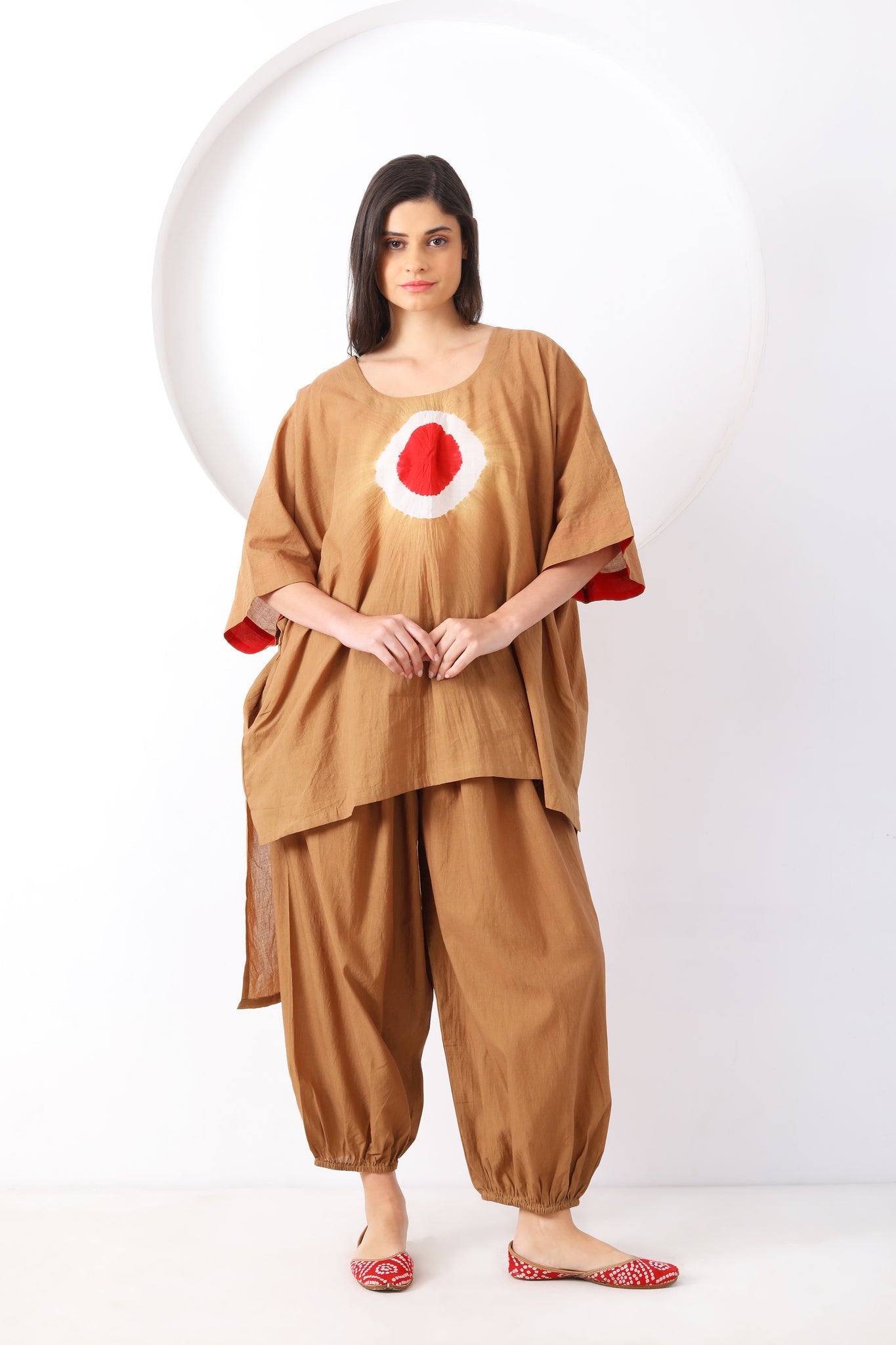 Bindu Set LS - Beige - CiceroniKurta Set, Everyday WearSheetal Joshi Verma