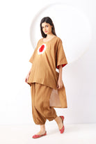 Bindu Set LS - Beige - CiceroniKurta Set, Everyday WearSheetal Joshi Verma