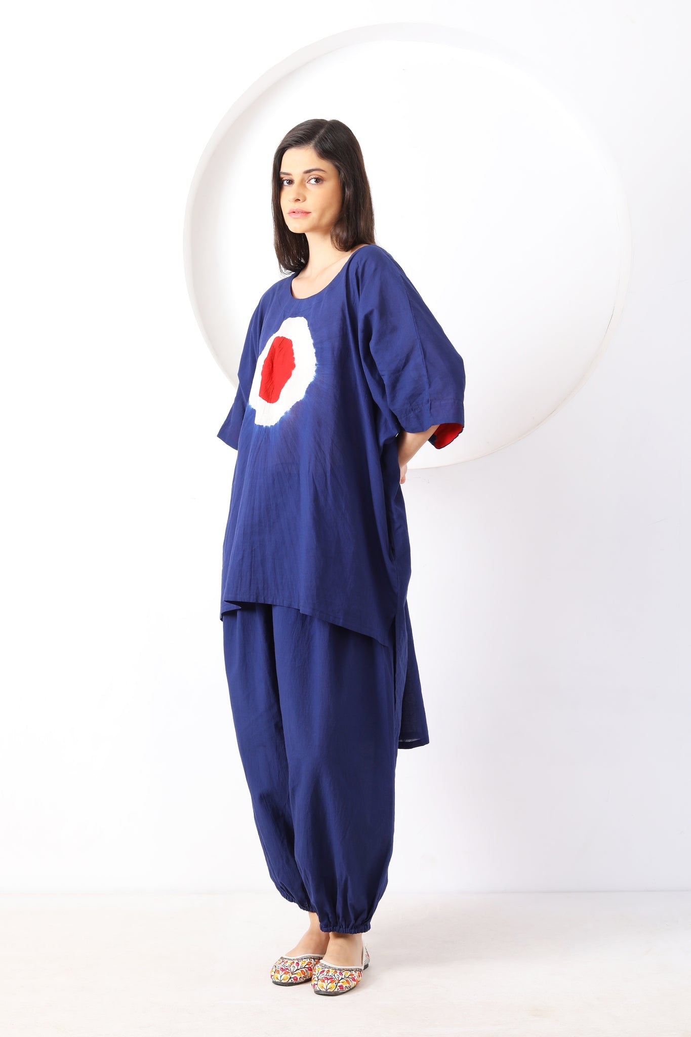 Bindu Set LS - Indigo Blue - CiceroniKurta Set, Everyday WearSheetal Joshi Verma