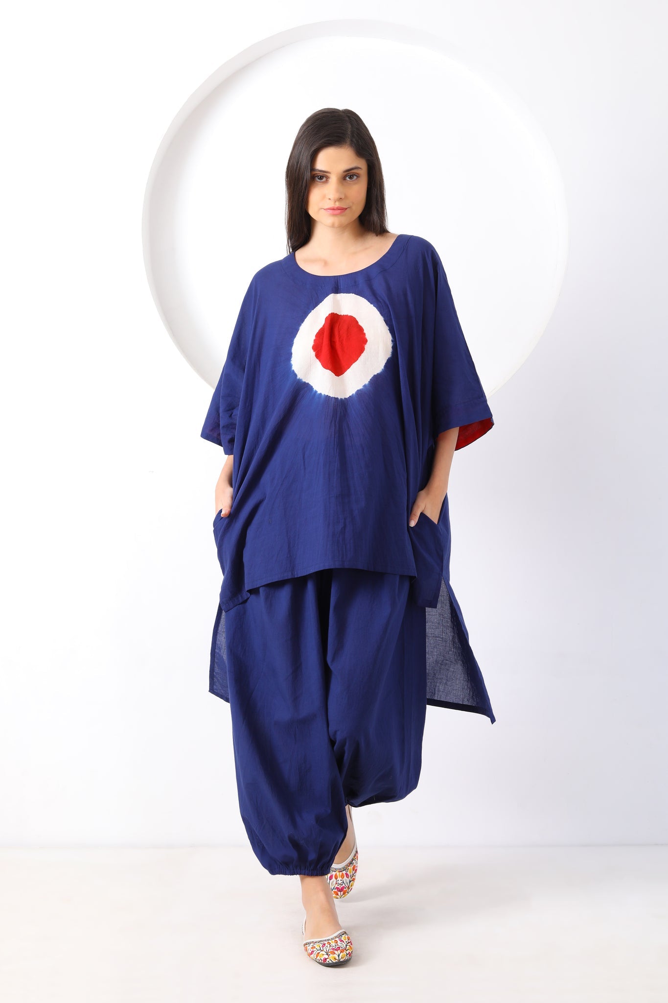 Bindu Set LS - Indigo Blue - CiceroniKurta Set, Everyday WearSheetal Joshi Verma